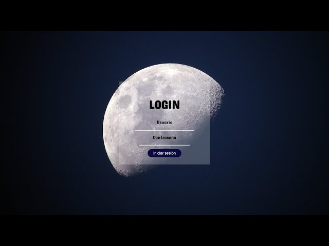 Speedcode login con opacidad | HTML y CSS