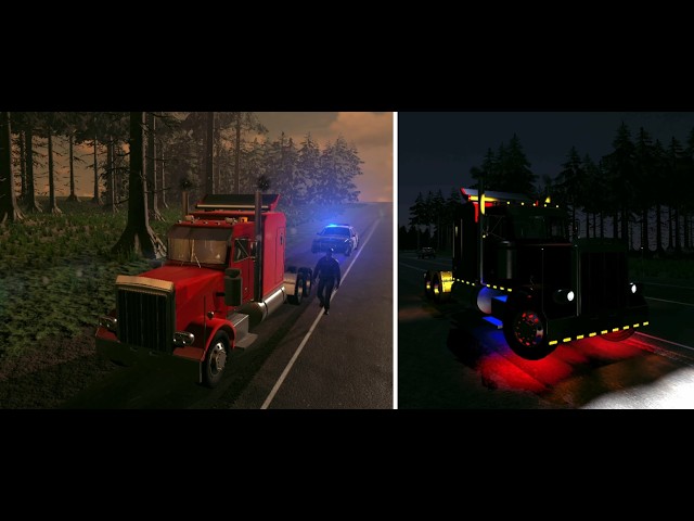 Police System and Lighting Improvements | Truck Simulator Road: America | RuneSpark Games