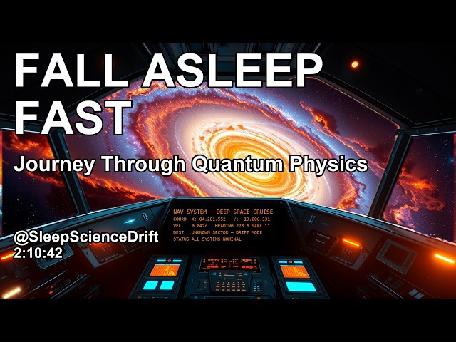Drifting From the Starship Cockpit — Quantum Physics & Calm Space Sleep Journey (2 Hours)