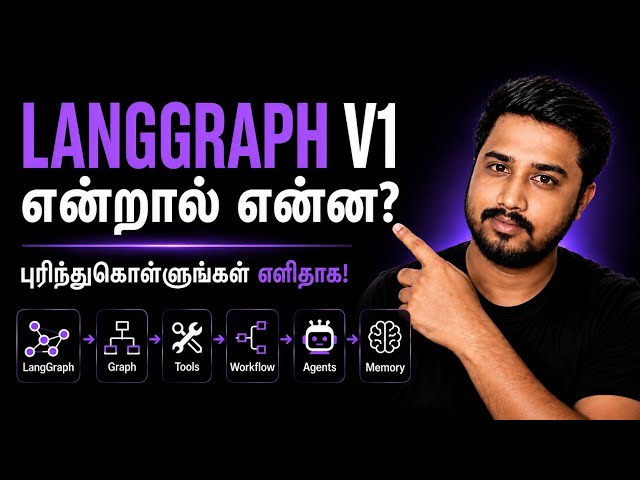 Master LangGraph in Tamil | Step-by-Step AI Agent Architecture