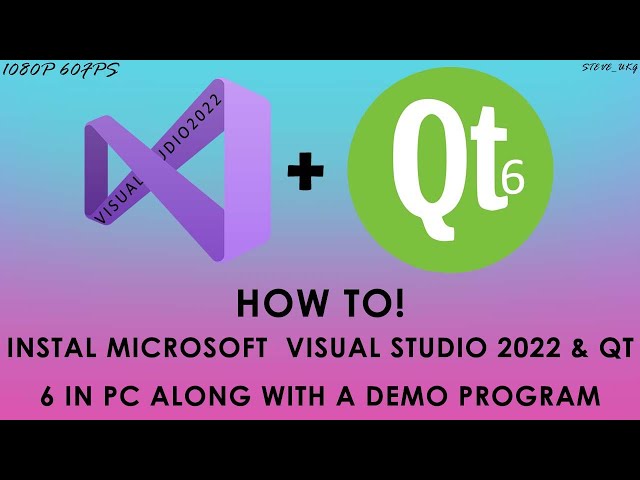 HOW TO! | INSTALL VISUAL STUDIO 2022 | QT 6 | ADD EXTENSION OF QT IN VISUAL STUDIO | 100% WORKING |
