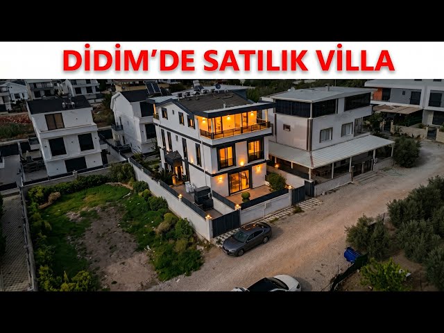 4 + 1 villa for sale in Didim