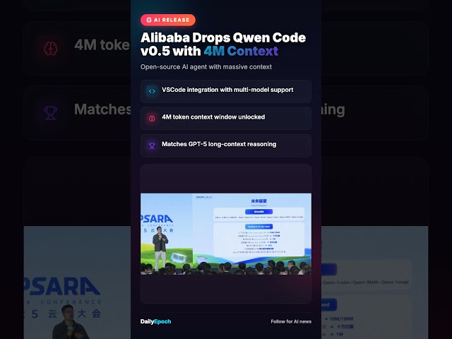Qwen Code v0.5 has 4M LOOONG Context!