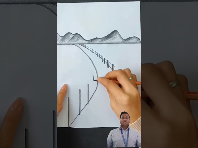 Relaxing Creative Art | Fun and Easy Drawing Tricks. Simple Pencil Drawing Tutorials, ▶7 #short #art