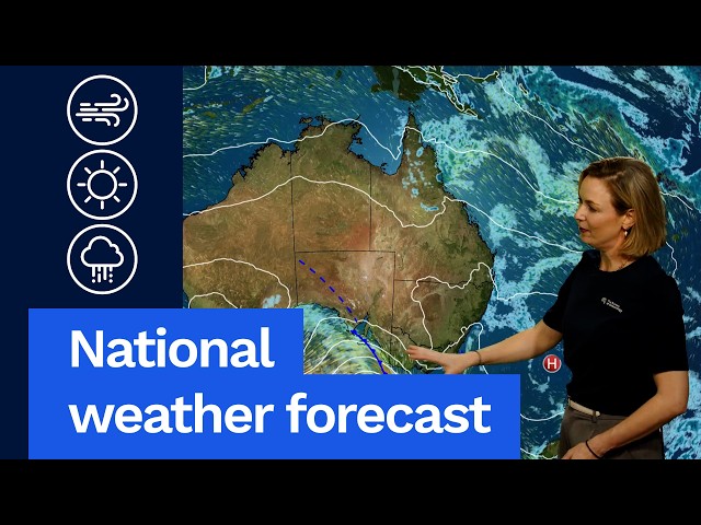 National Weather Forecast: Wet and windy for the southeast. Dry in the west.
