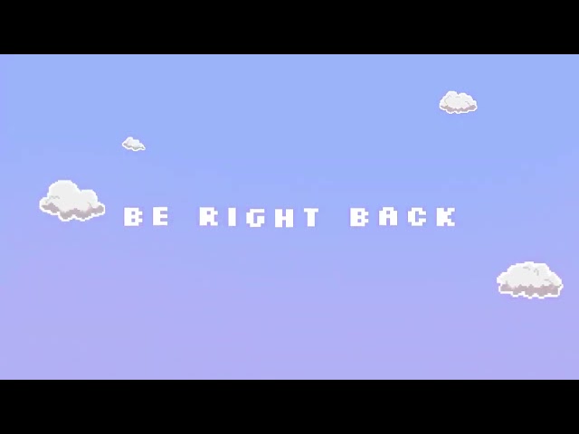 Animated Be Right Back Screen   Streaming Graphics Preview