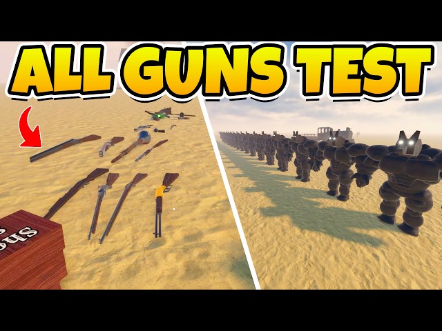 Testing ALL GUNS Dead Rails Roblox