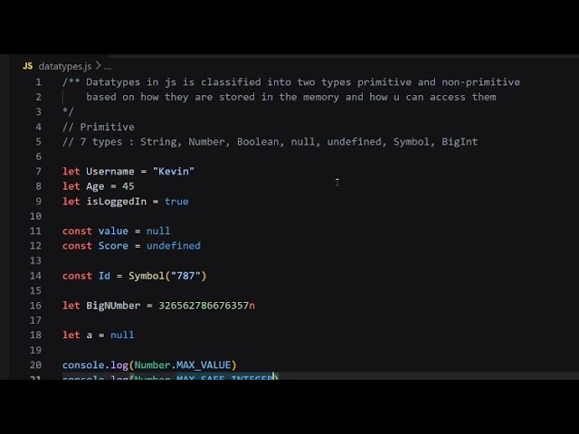 Master JavaScript Data Types in One Video!!