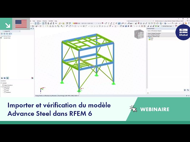 [EN] Webinaire, | Importer et vérification du modèle Advance Steel dans RFEM 6