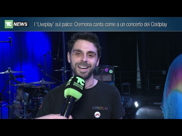 Liveplay on stage: Cremona sings like a Coldplay concert