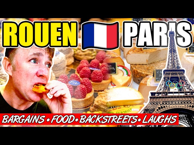 Rouen vs Paris: The Entire Action-Packed Food & Travel Vlog You Need to See 🇫🇷