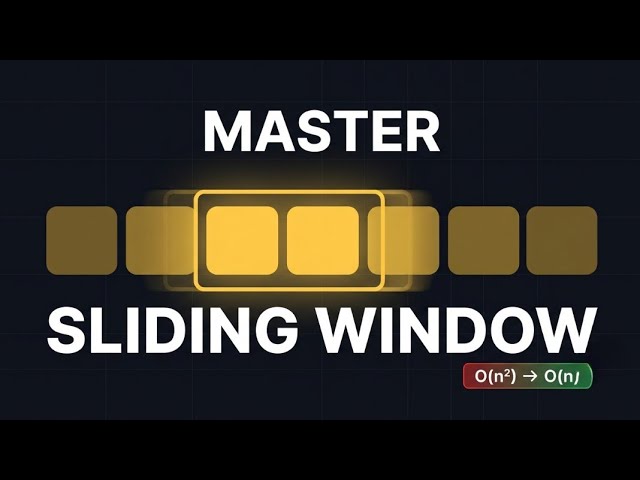 Sliding Window Algorithm Explained (Full Pattern + 3 LeetCode Problems)