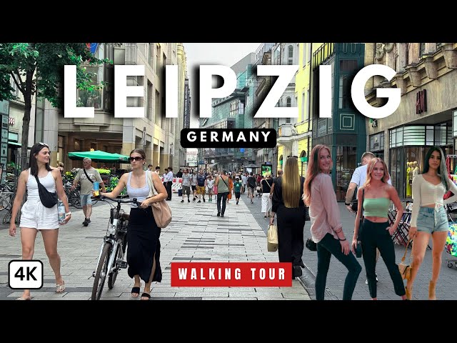 Leipzig 4K Summer Walking Tour 🔥🌞 🚶‍♂️ | Discover Germany’s Hidden Gem | City Tour 2025 🌍