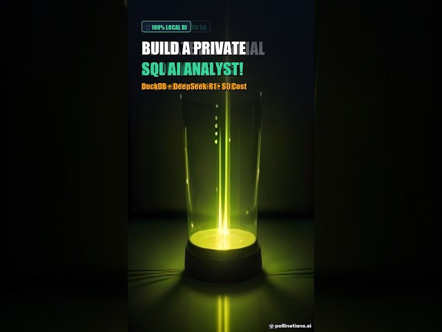 Build a 100% Local SQL AI Analyst for $0! #Shorts