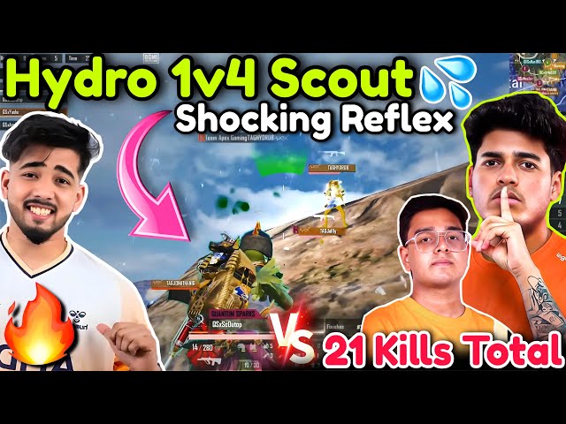 🇮🇳Hydro Shocking Clutch Reflex SCOUT Team 🥵 TAG #3 Overall 🥶 BMPS Highlight ✅