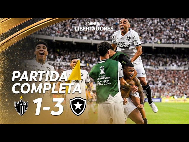 PARTIDA COMPLETA | ATLÉTICO MINEIRO X BOTAFOGO | CONMEBOL LIBERTADORES 2024