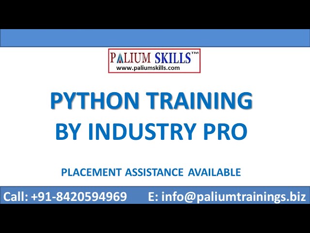 Python classroom training kolkata