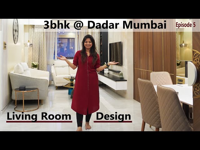 Living Room Interior Design India| Hall Interior Design Ideas| luxury Apartment Tour Mumbai| Nihara