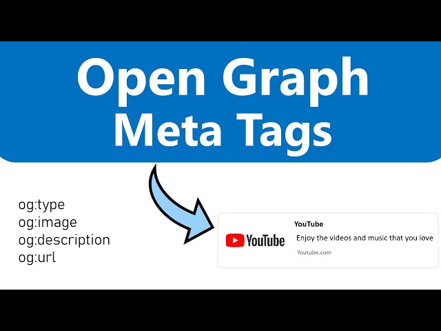 How to use Open Graph Meta Tags to make your website unique