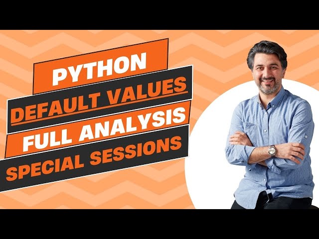 Default Values in Python Constructor | init Made Easy #Python #Programming #OOP #Constructor