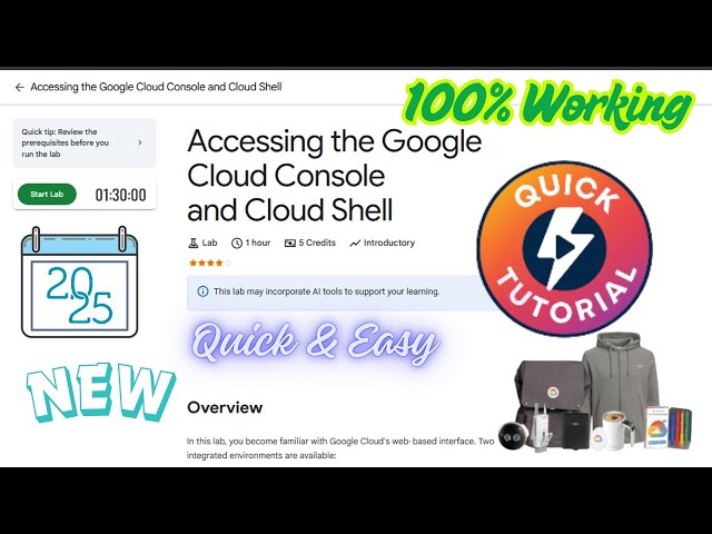 Accessing the Google Cloud Console and Cloud Shell || #qwiklabs #coursera #cloudskillsboost