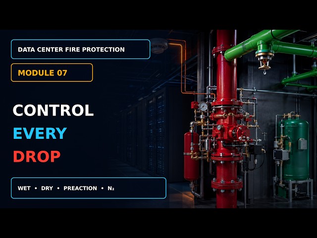 Data Center Fire Protection Module 07B | Wet, Dry & Preaction Sprinkler Systems