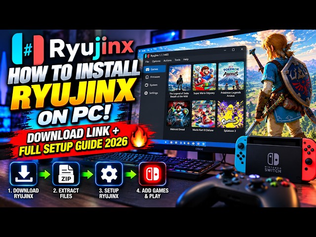 How to Install Ryujinx on PC! 🔥 Download Link + Full Setup Guide 2026