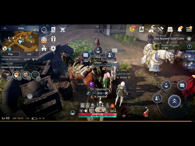GM visit my camp - black desert mobile