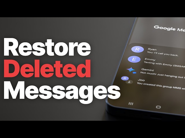 Android Accidentally Deleted Text Thread? How to Restore Messages