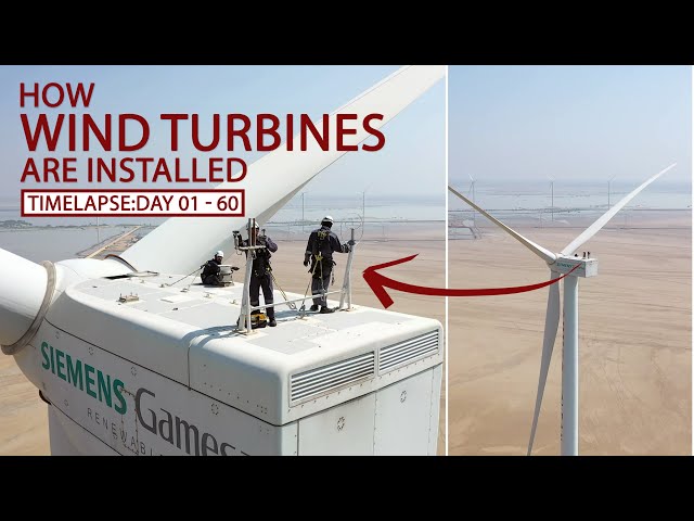 Wind Turbine Farm Installation From Scratch | Time-lapse - Mega Structure