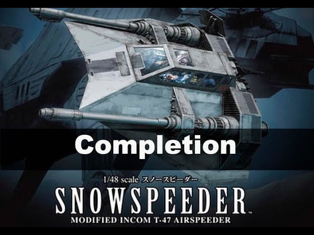 Completing the Bandai 1/48 Star Wars Snowspeeder