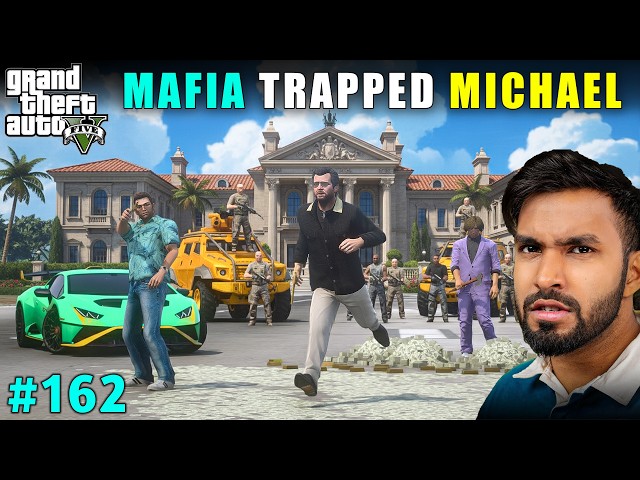 MICHAEL GOT TRAPPED BY HIS BILLIONAIRE FRIEND | TECHNO GAMERZ GTA 5 GAMEPLAY #162