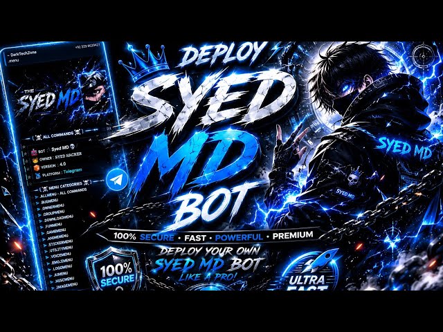 How To Deploy SYED MD BOT 🔥 | Complete Installation Guide | Telegram Multi Device Bot 2026