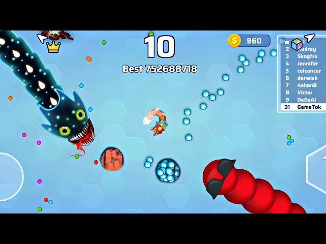 Snake Io 🐍 Flame X Vs Gravina Snake🐍 Epic SnakeIo Gameplay