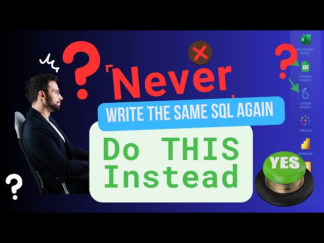 Never write the same SQL again – use THIS Instead