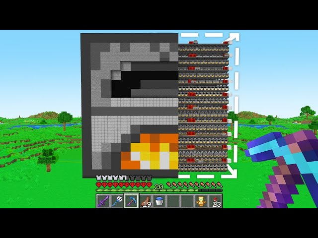 Construí el horno más grande del mundo en Minecraft
