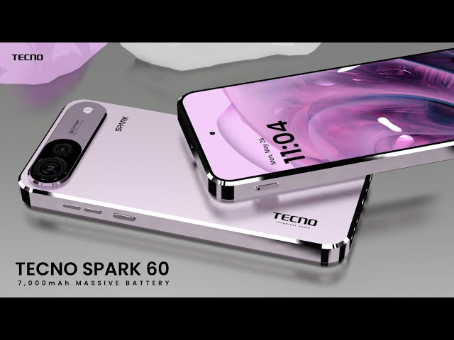 TECNO Spark 60 - 7,000mAh Battery | Dimensity 6500 | 50MP Camera | IP64 | 5G | TECNO Spark 60 Pro