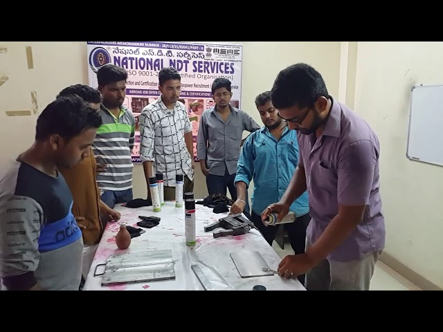 NDT Courses - Magnetic Practical Testing (MPT) Training Practical Video