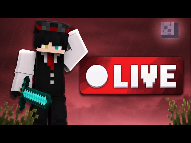 🔴  PVP WITH SUBCRIBES IN CRACKED SERVER | Minecraft Live #minecraft #smplive #min