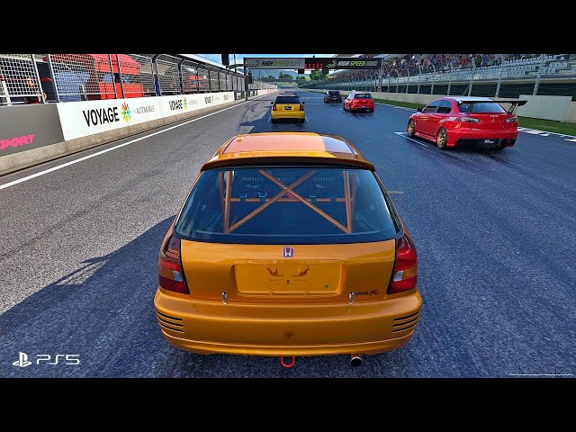 Gran TURISMO 7™ Clubman Cup Plus, High Speed Ring | Honda Civic Type R Touring Car - GT7 PS5