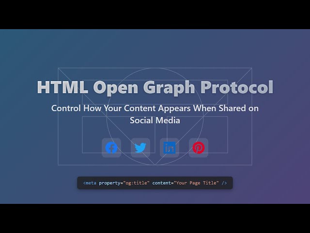 HTML Open Graph Protocol: Boost Social Sharing & SEO (Beginner-Friendly)