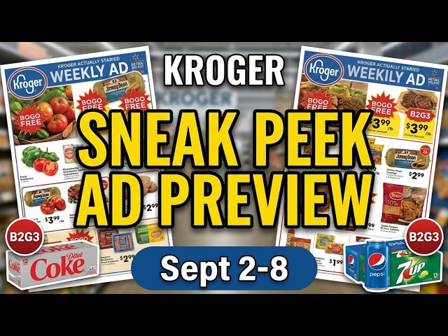 *WHAT!?!?* Kroger SNEAK PEEK Ad Preview for 9/2-9/8 | EVERYTHING NEW! - MEGA SALE, DIGITALS & MORE
