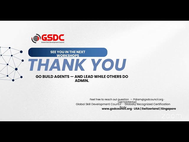 GSDC Certified Learning: Deploying Enterprise AI from Strategy to Scale