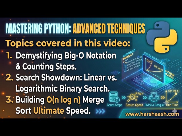 Python Session 4 | Big O | Search and Sorting algorithms