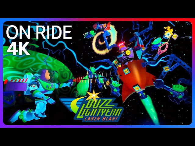 [4K POV] Buzz Lightyear Laser Blast - ON RIDE Reopening Day - Disneyland Paris