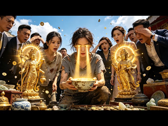 女孩撞見男友閨蜜背叛覺醒佛瞳神眼辨寶識珍！地攤舊瓷鹹菜罐撿漏汝窯元青花，前任刁難收藏圈較量全憑本事化解，從普通女孩逆襲鑑寶行家！ #短劇 #drama #爽劇
