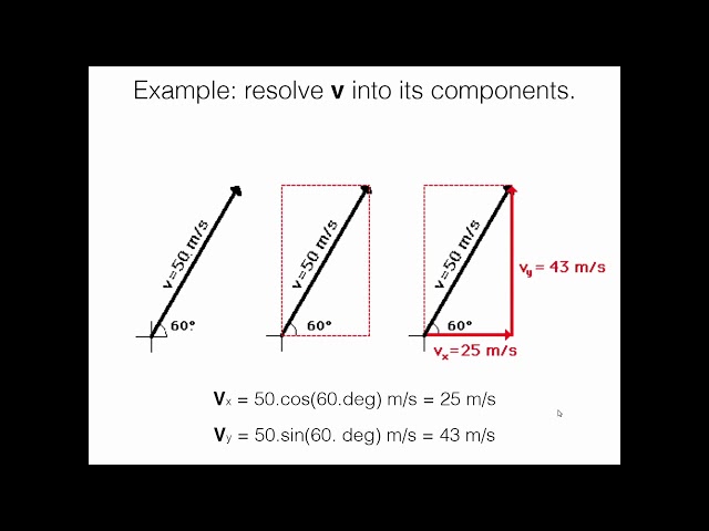 Physics Course - Unit 3 Lesson 1 - 2-D Coordinates and Vectors