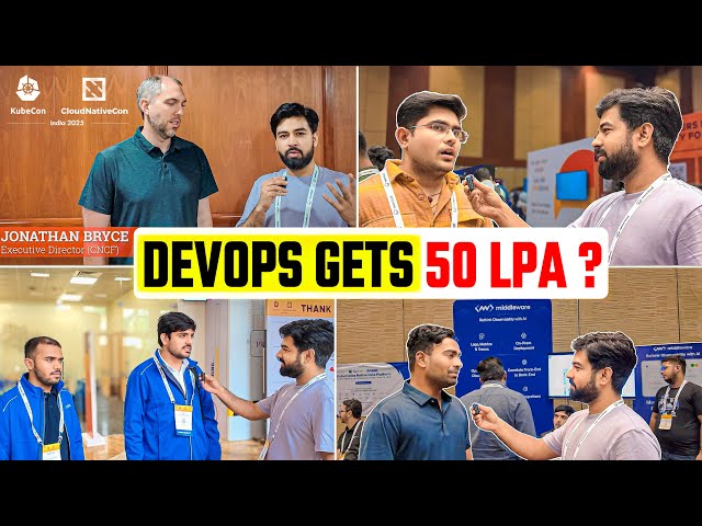 We Asked SRE, DevOps and Cloud Engineers Their Salaries at KubeCon India 2025