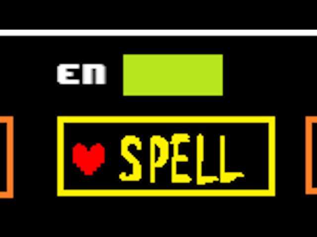 UNDERTALE - Spell Button Footage