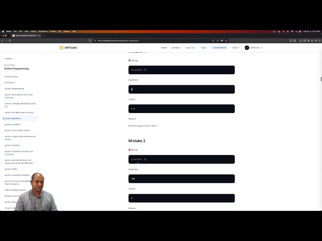 python operators